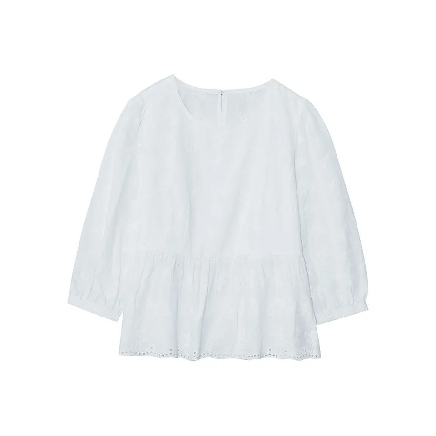 Только ты Рубашка Большой размер Женская одежда Топ Женские Белая снежинка