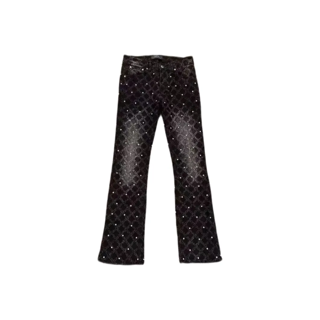 THE AIER Черные Унисекс Джинсы