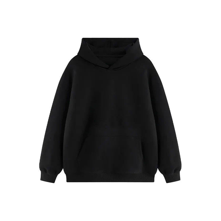 SHUHAOBAI Черный Женский Свитшот