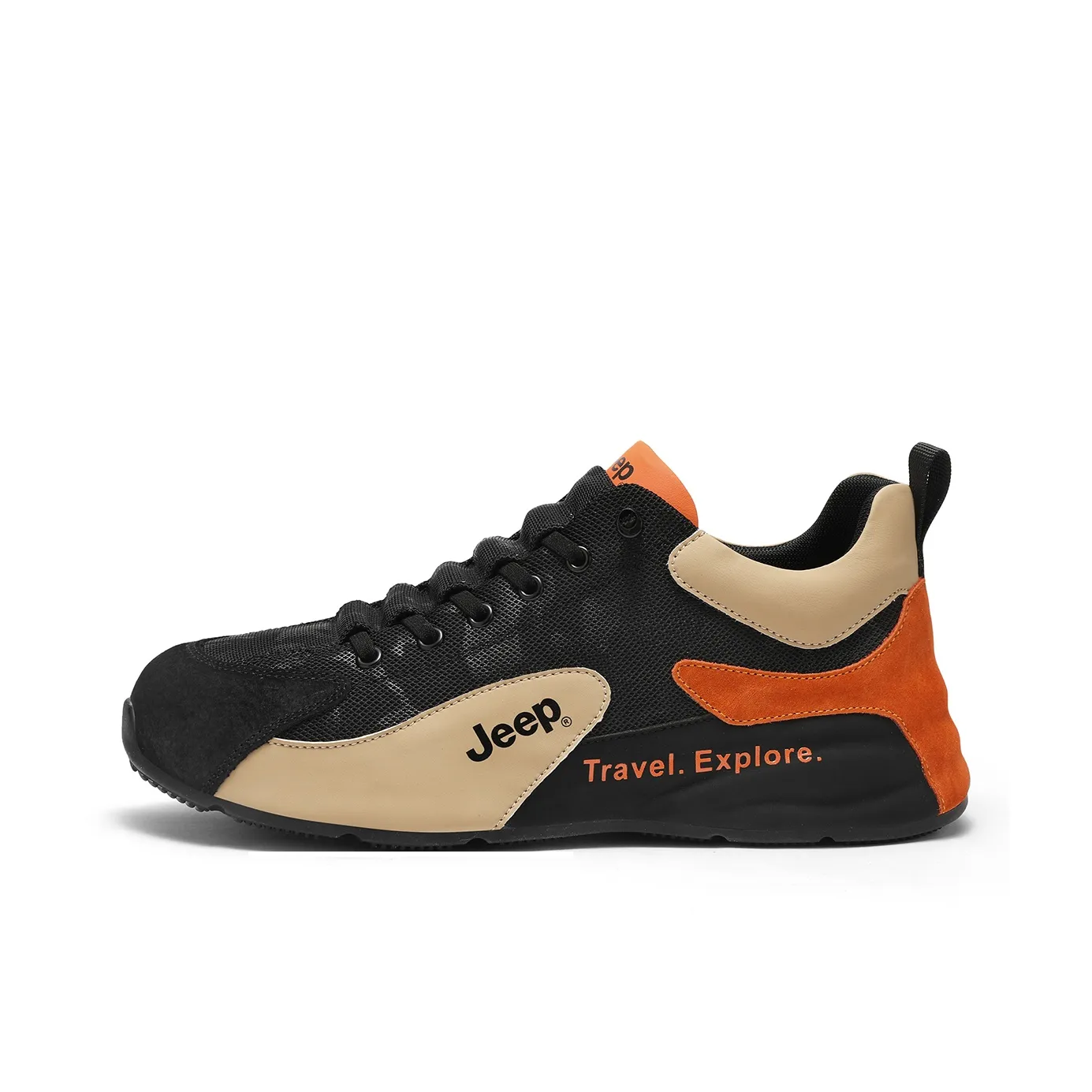 Jeep Износостойкий Дышащий Увеличивающий Высоту Низкий Топ Повседневная Обувь Мужская