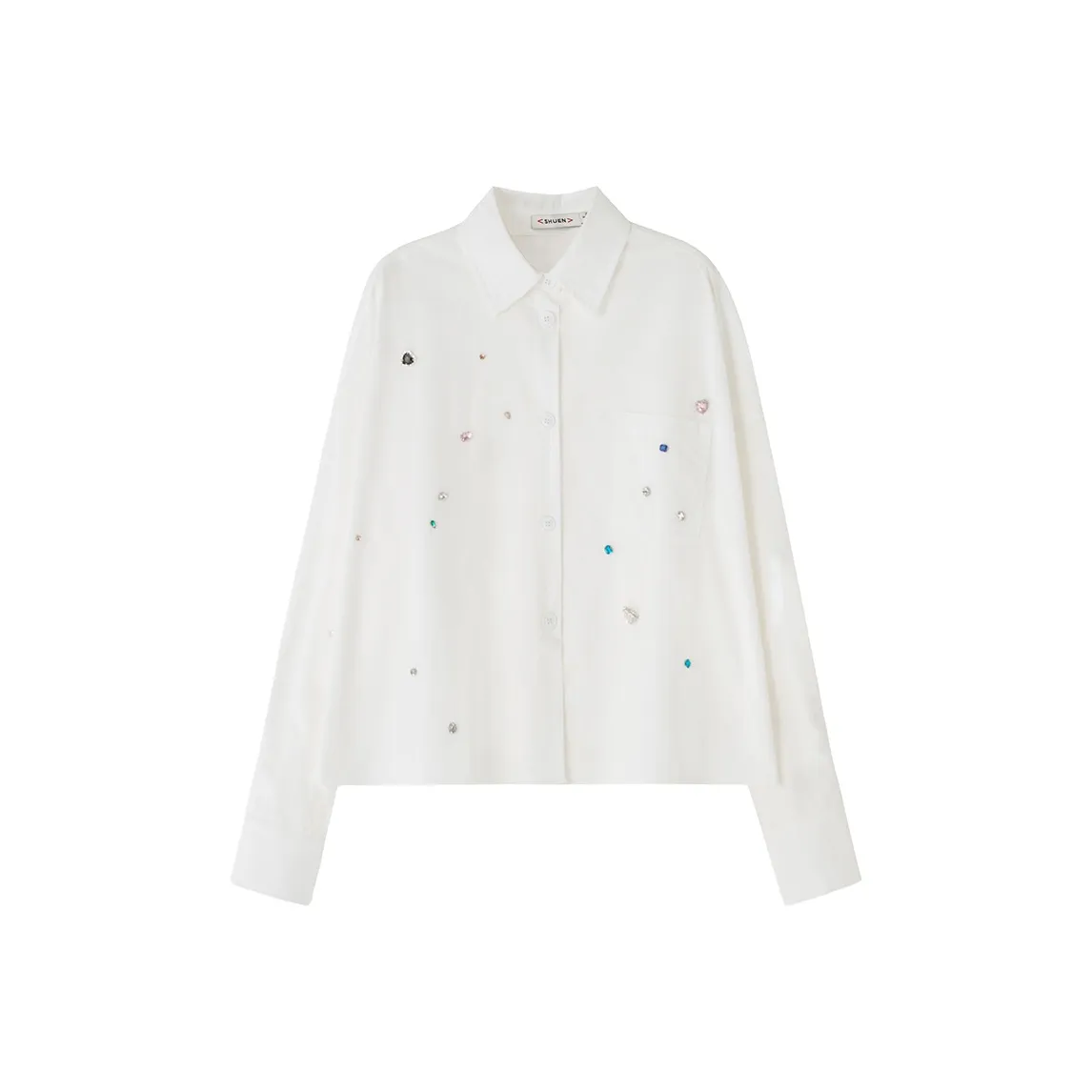 SOON FLOWER Белый Женские Рубашки
