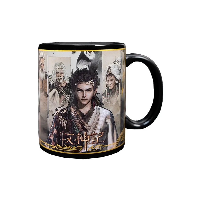 ingyunshi Пастбище GOD Qin MU Цвет Меняющаяся кружка Аниме мерч