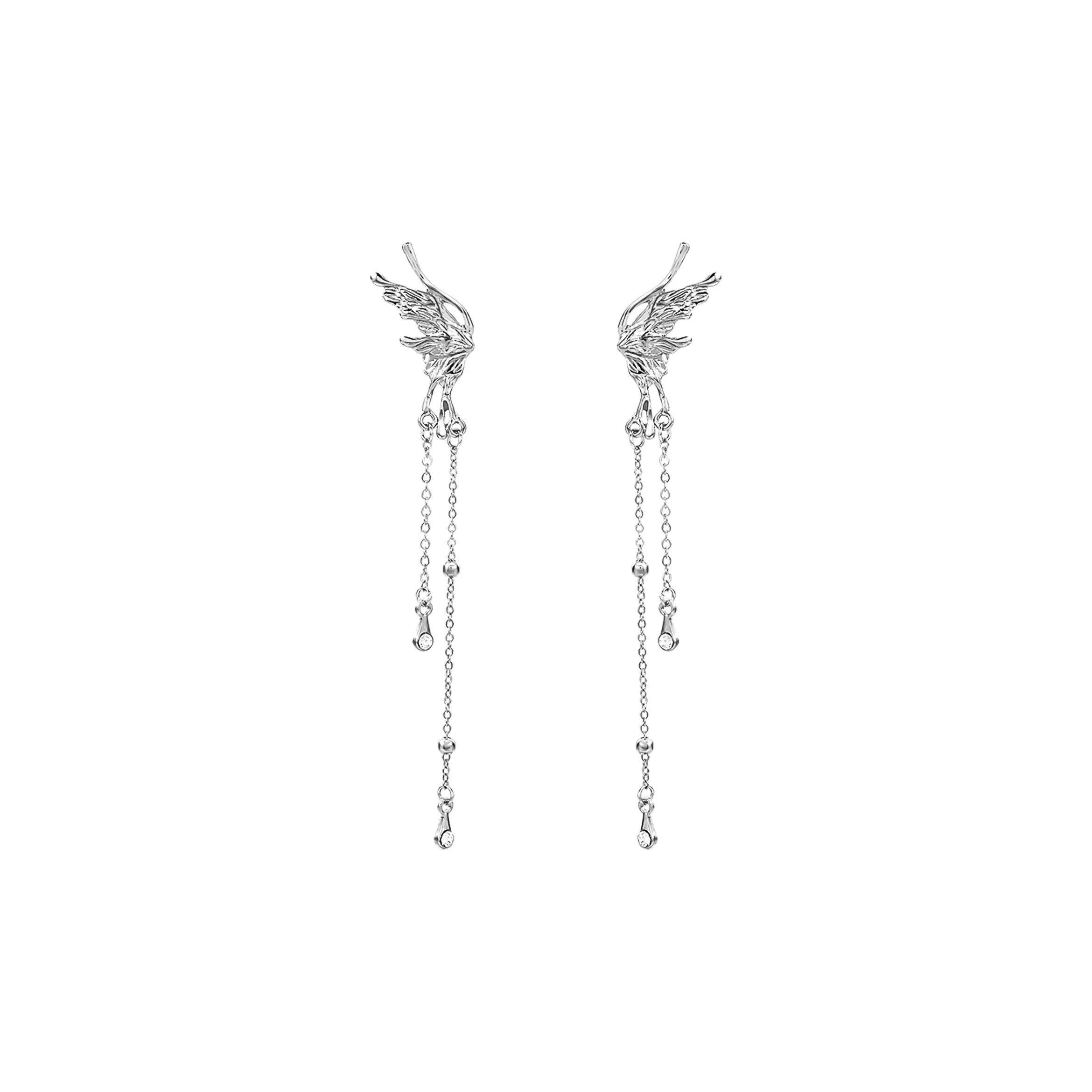 JianKai Серебряная заколка с покрытием серьги On женские