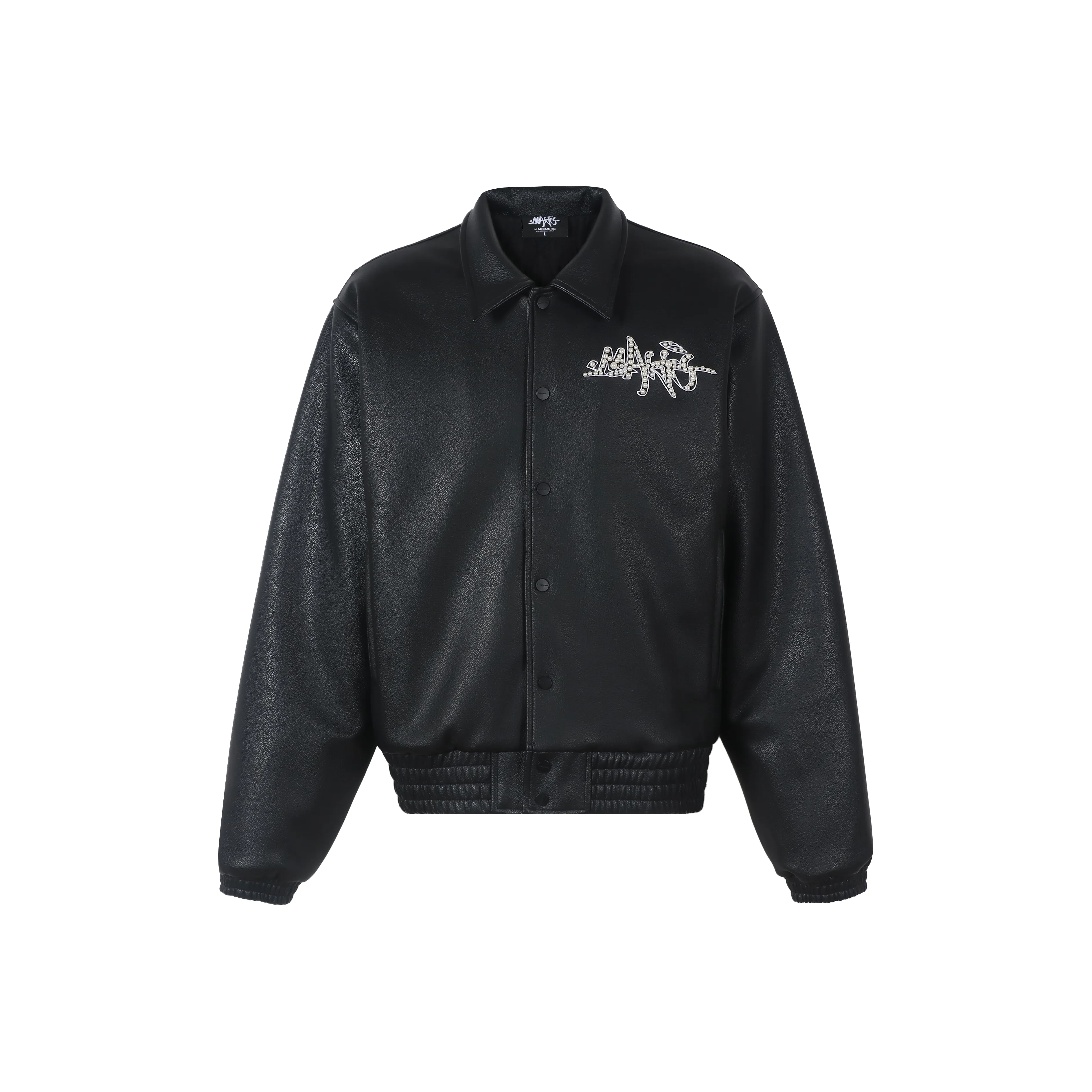 MAKEMOREKMR Черный Унисекс Кожаные куртки