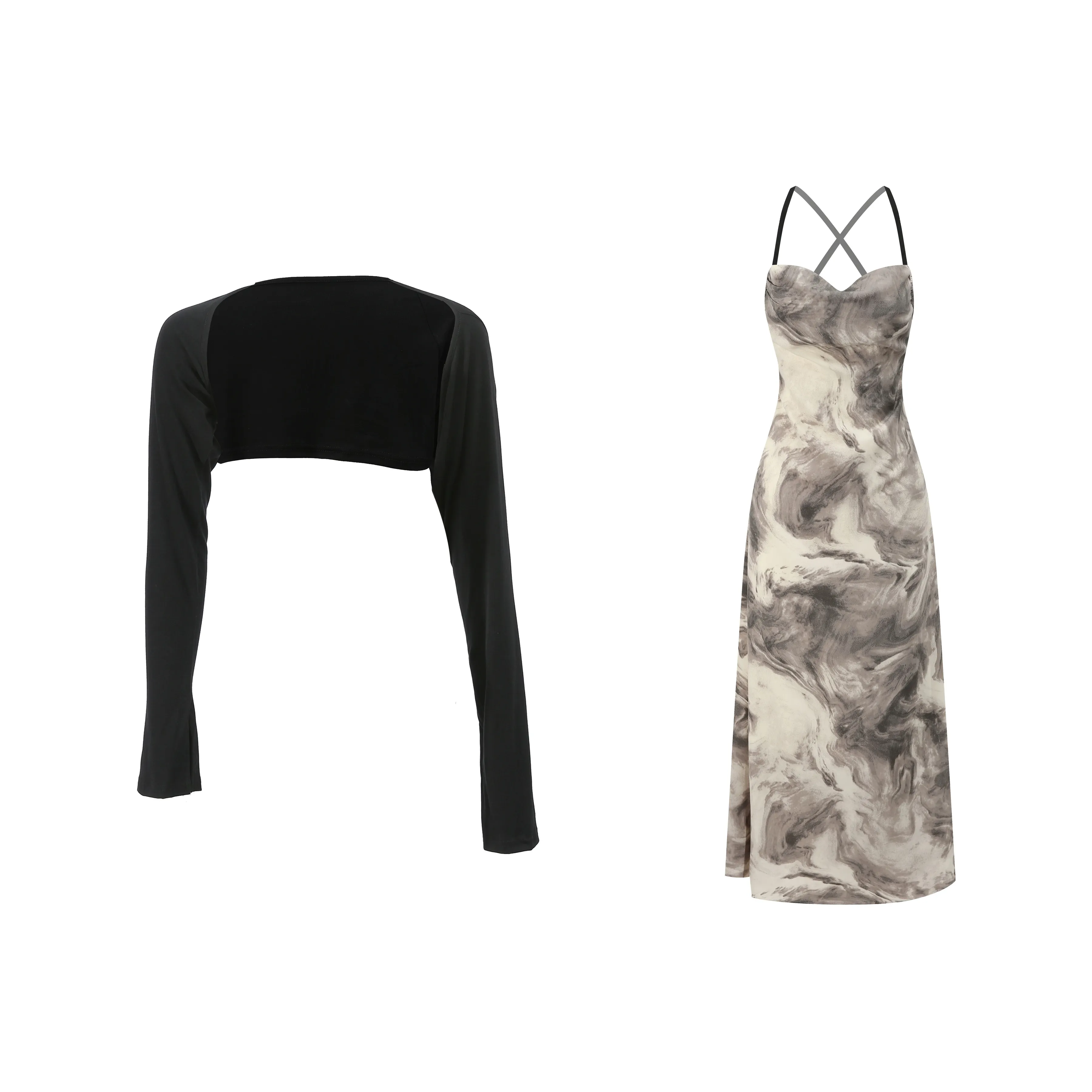 WUDONGWU Чернила Женские Комплекты с юбкой