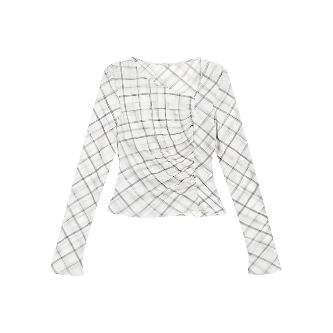 IUNOP Slim Fit Design Niche Sun Protection COVER UP Premium Top Women's