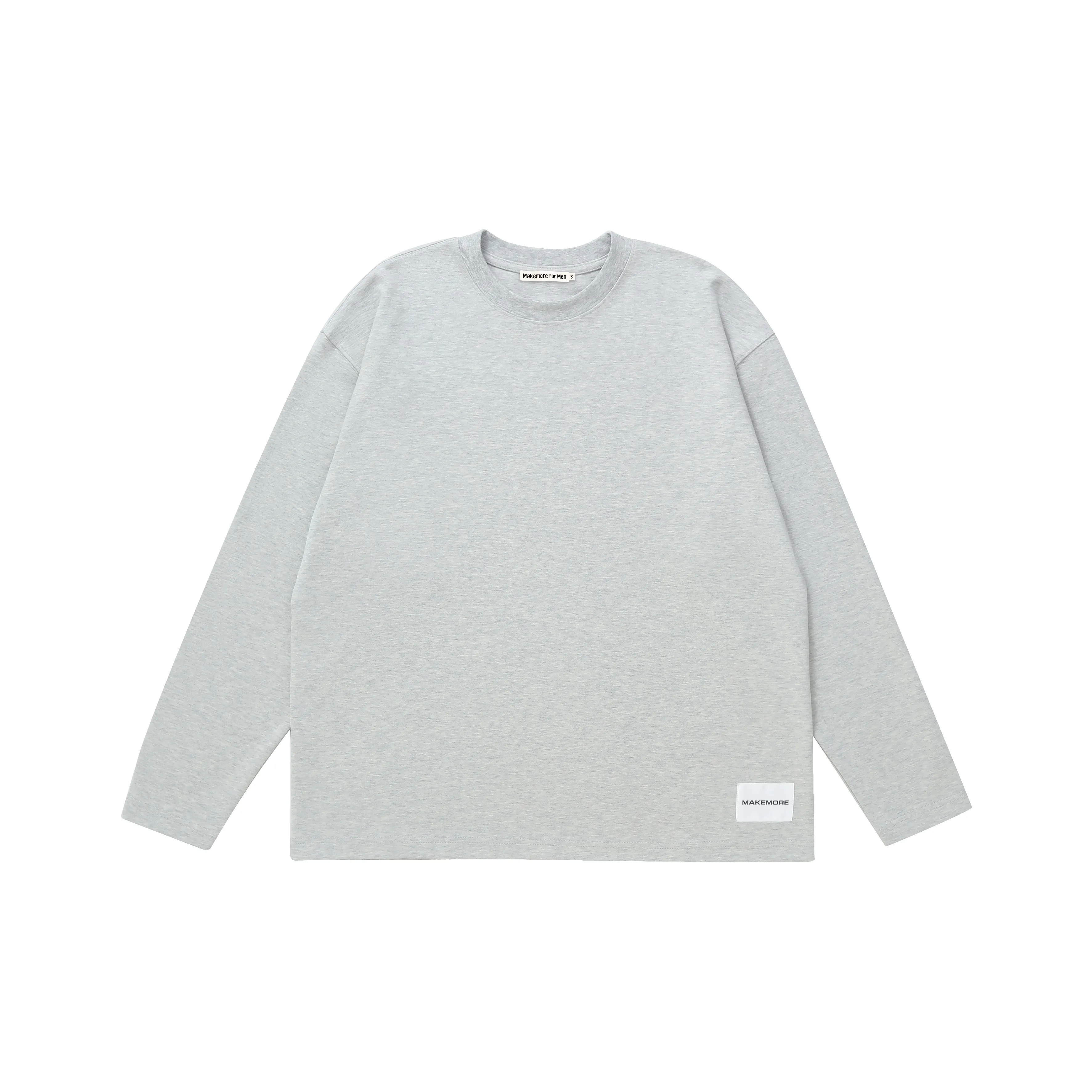 MAKEMOREKMR Длинный рукав Т-рубашка Мужская