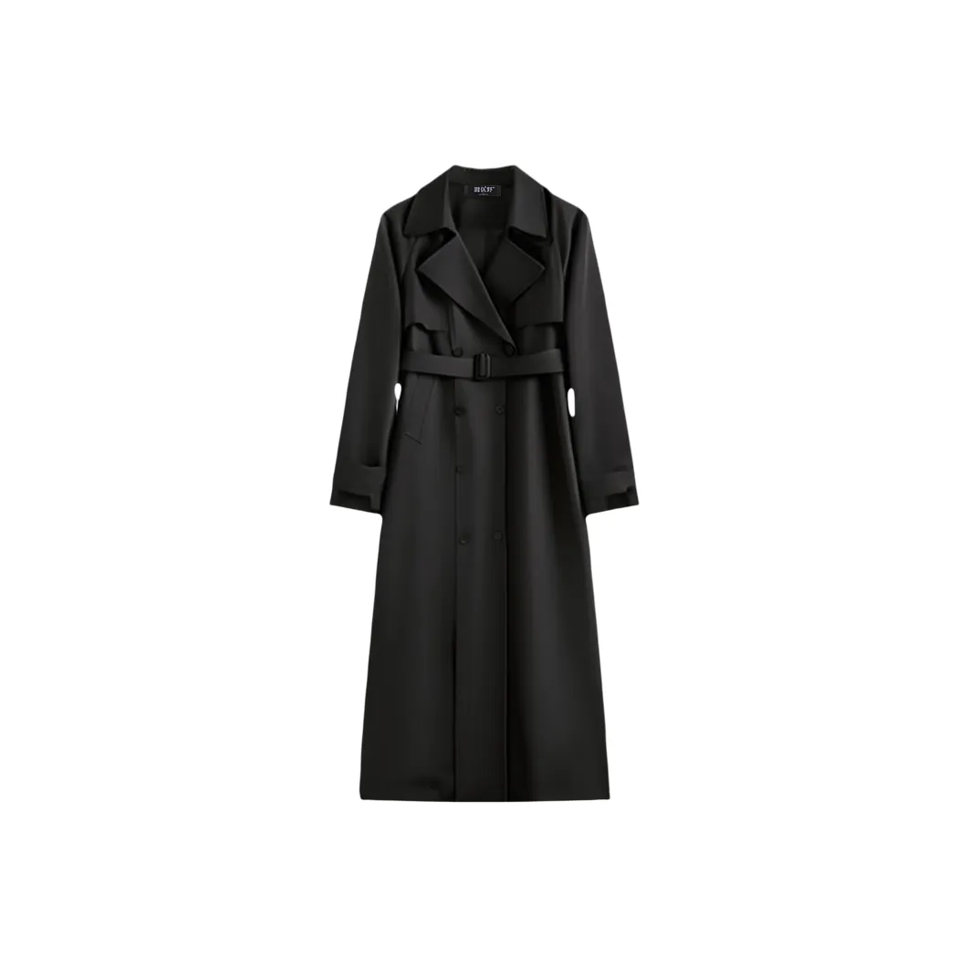 LUYOUYE Тренч голубого цвета женский