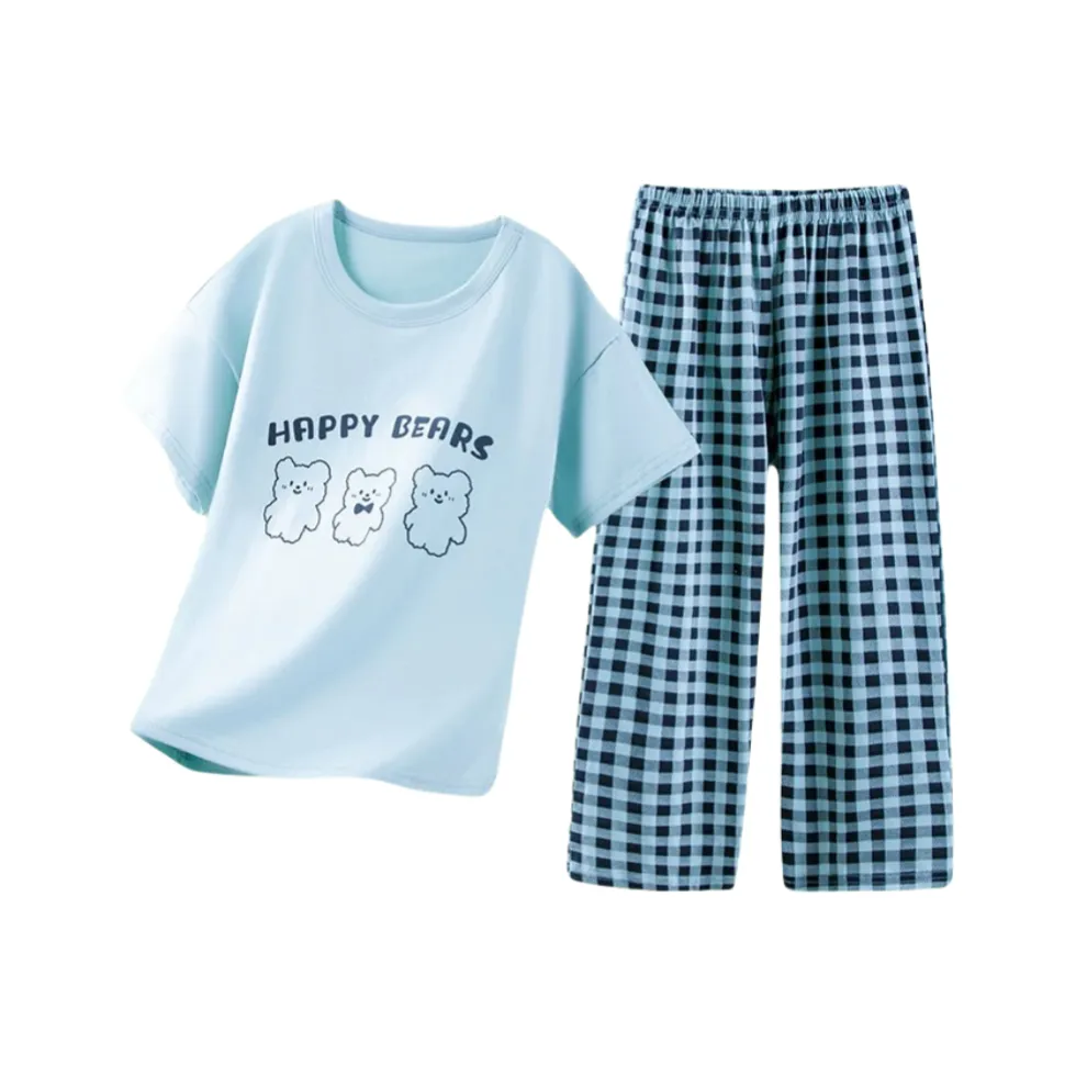 ЮЙЧЖАОЛИНЬ Японский стиль Освежающий 100% хлопок Высокий отскок Дышащий Удобный Мягкий Кондиционирование воздуха Пижама