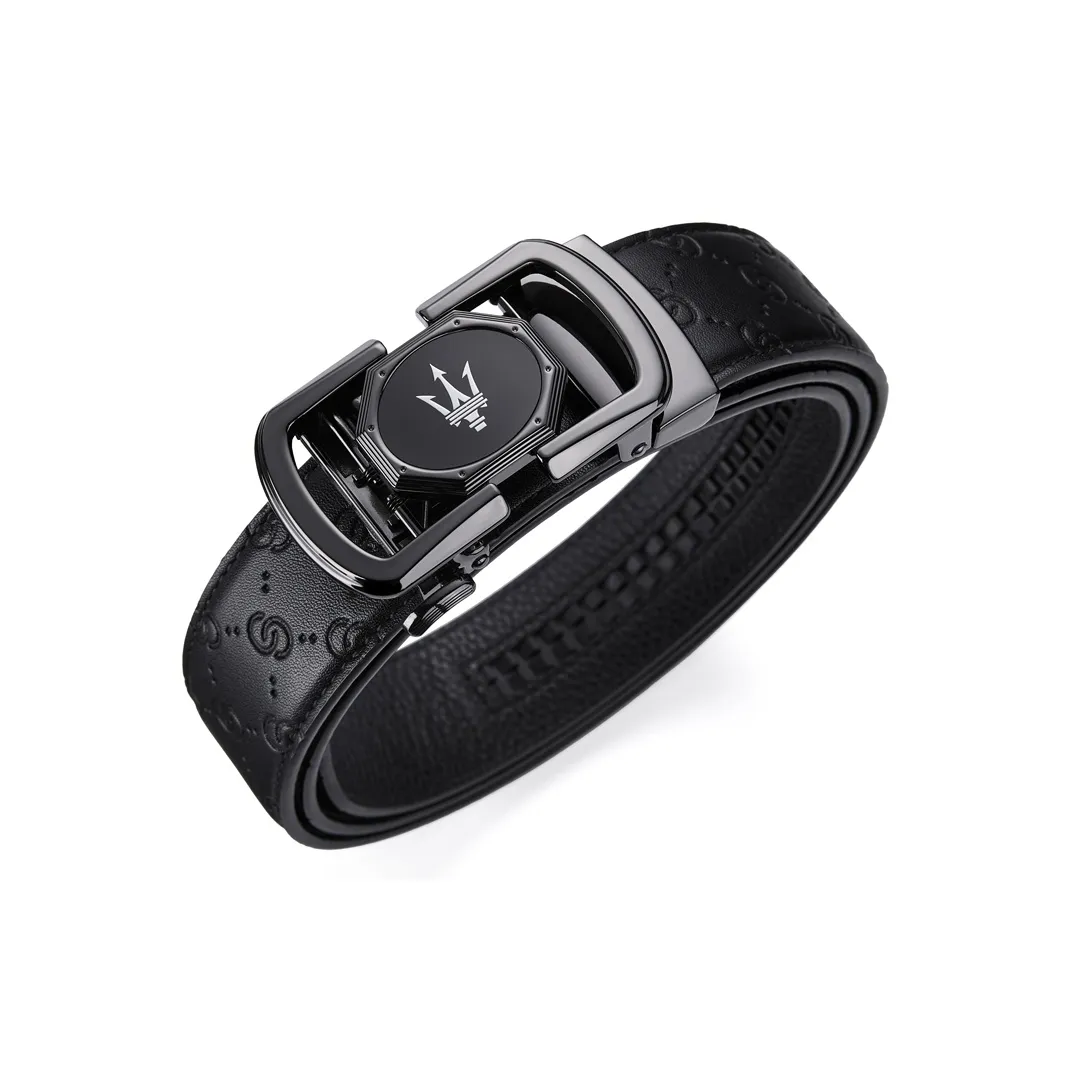 Maserati Ремни из коровьей кожи мужские металлический цвет ширина 3,5 см