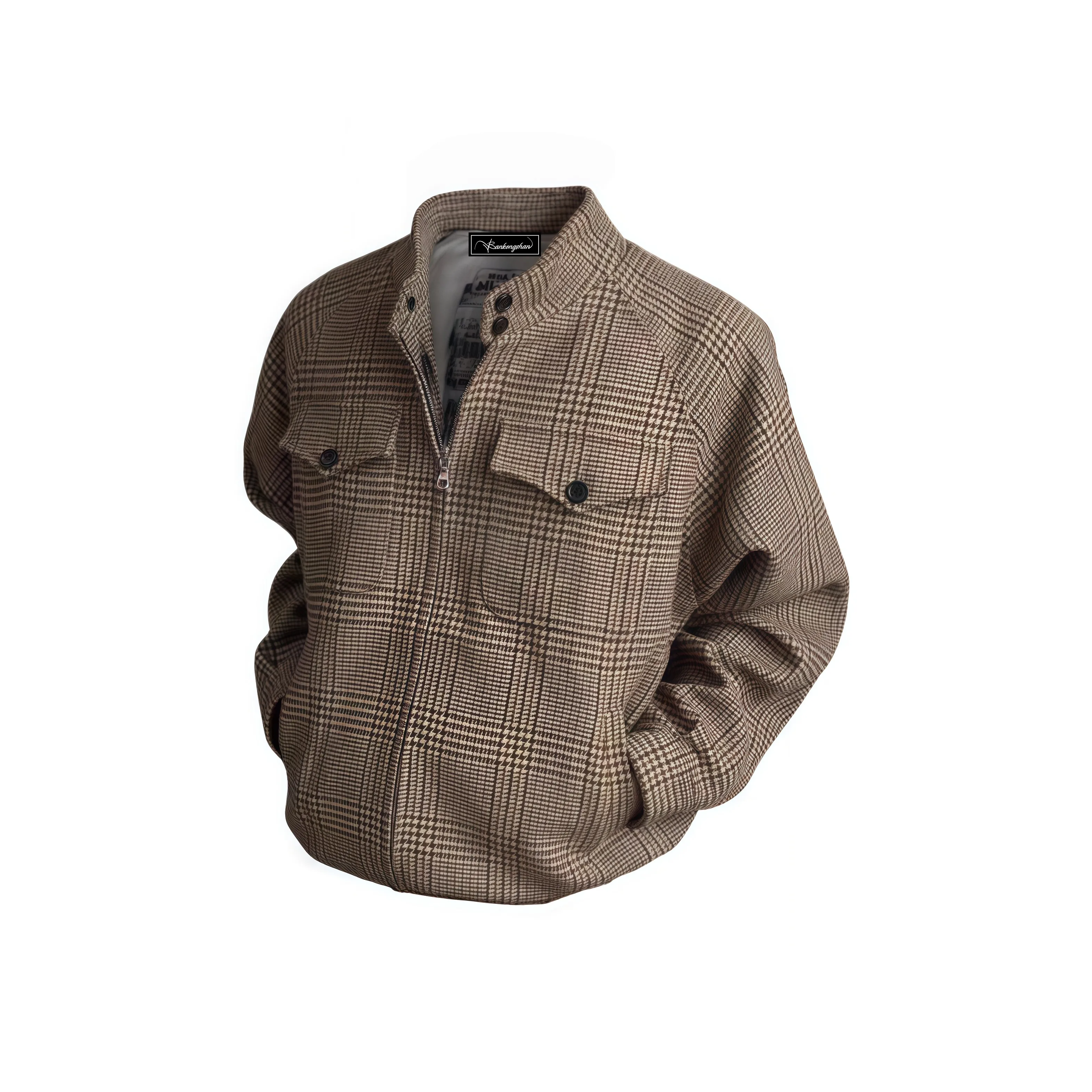 BANKONGSHAN Коричневый Унисекс Куртки