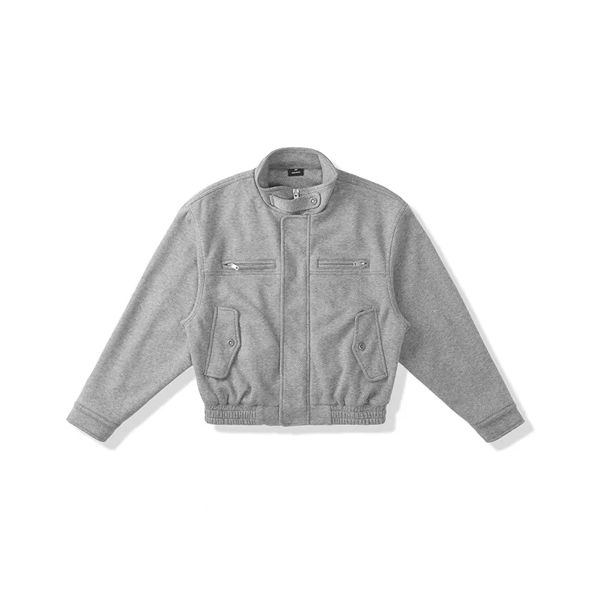 AGBG Серебристо-серый унисекс куртки