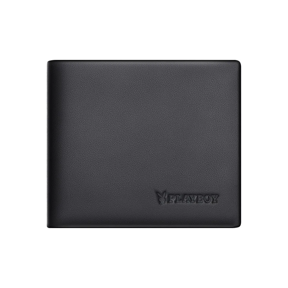 PLAYBOY Collaboration Кошелек из коровьей кожи Мужской Черный