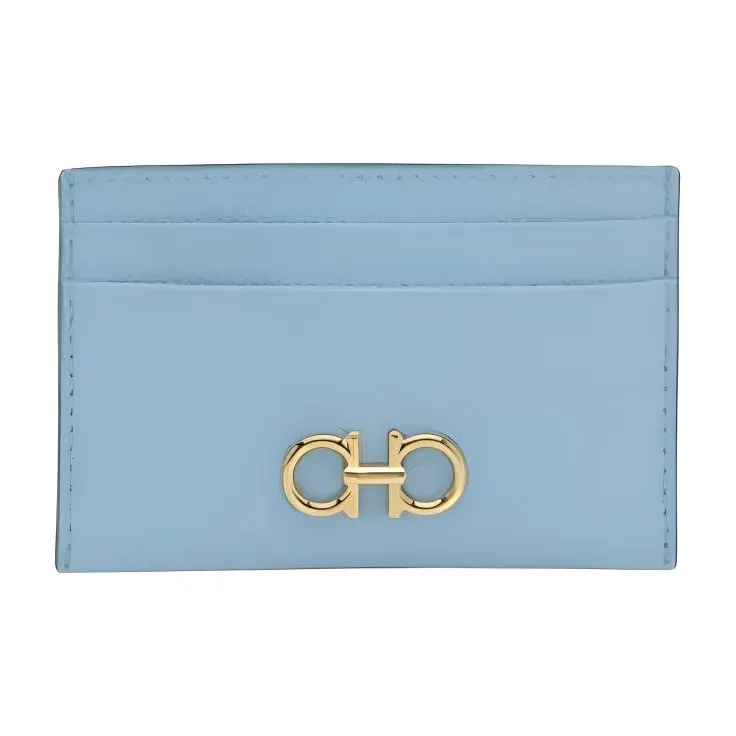 FERRAGAMO Кожа Держатель для карт Держатель для карт Женский Синий