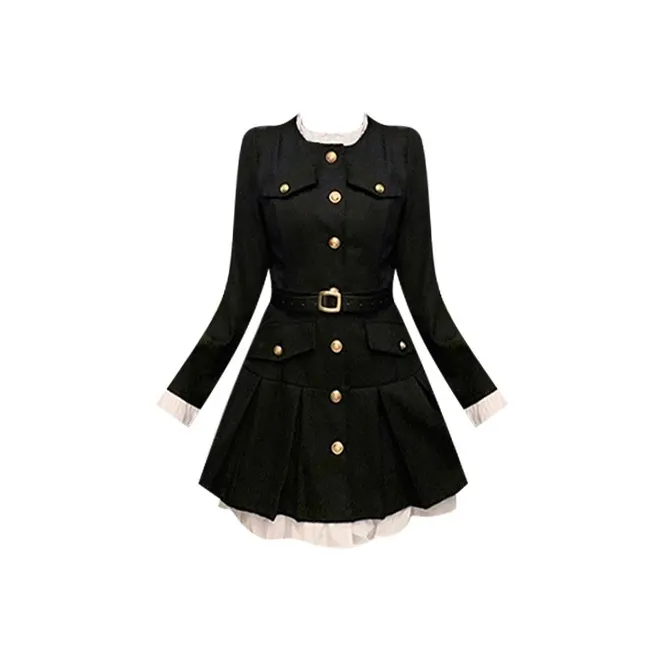 ABBY GODDESS Осенний длинный платье с длинными рукавами женское