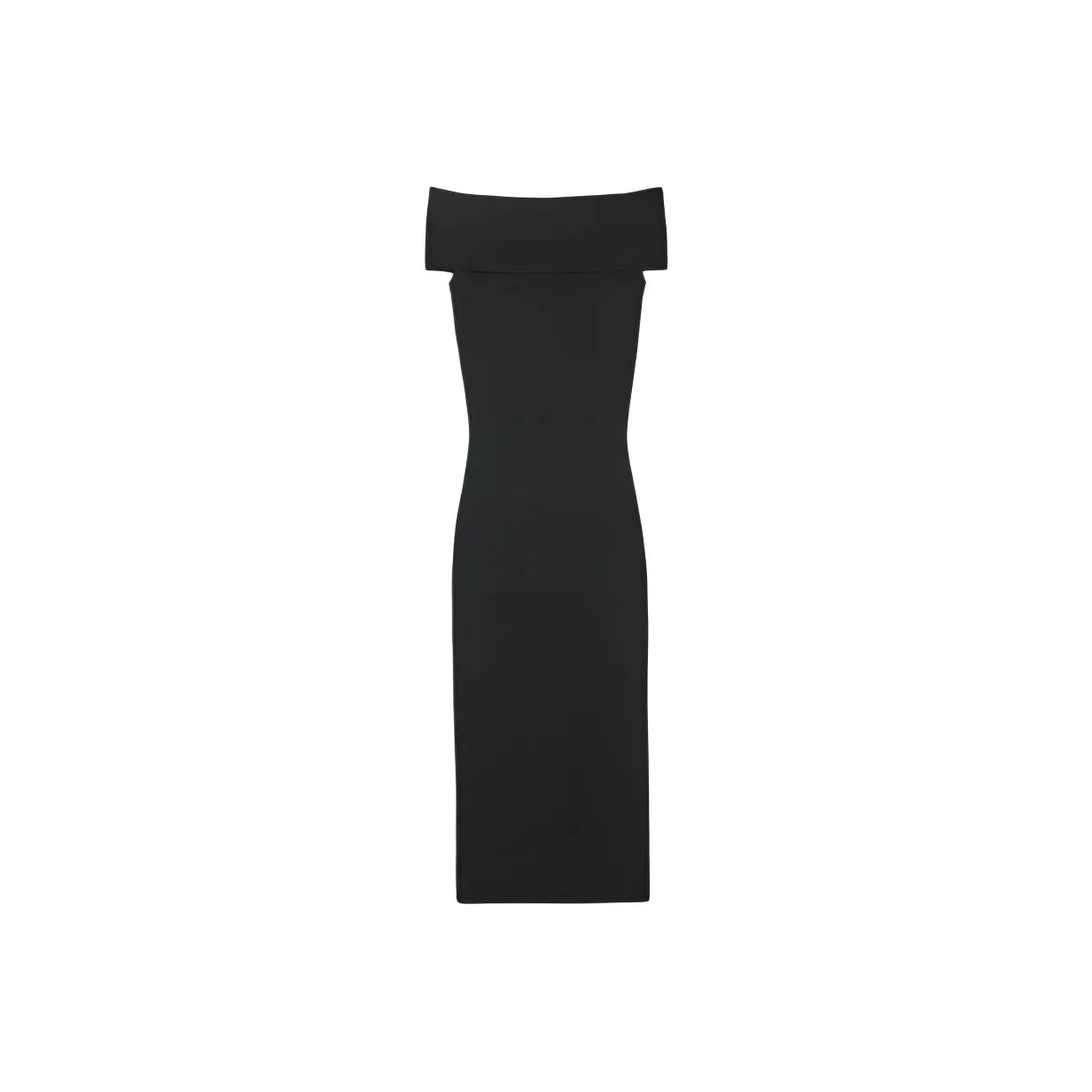 MICHAEL KORS Stretch Knit Over-The-Shoulder Dress