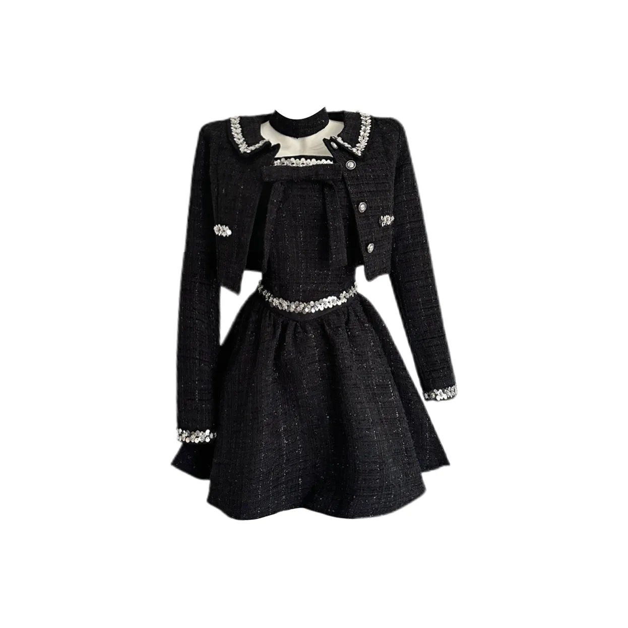 Udon House Черный Женские Комплекты с Юбкой