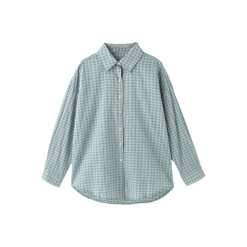 Cozy Home Синий Рубашка Женская Рубашка