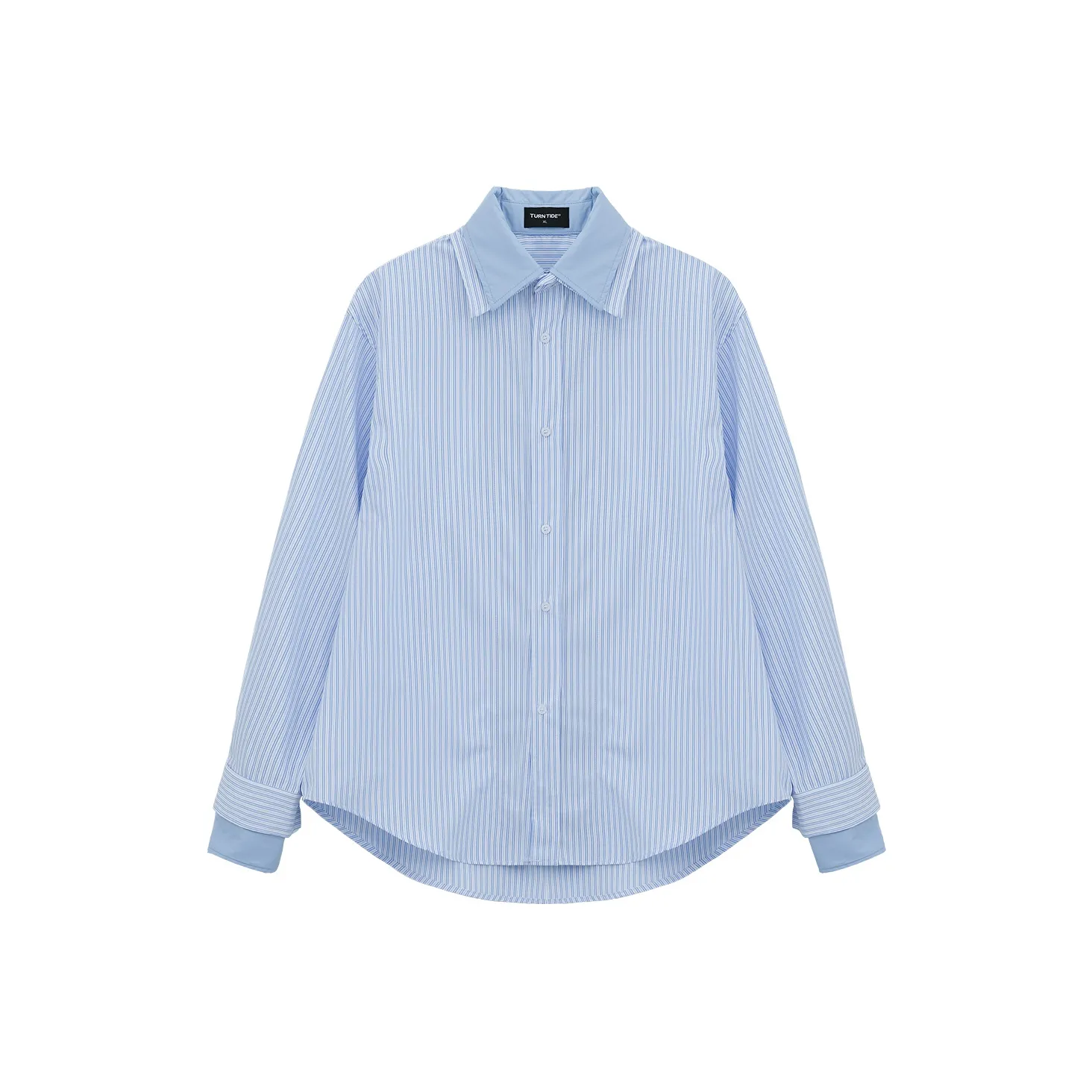 TURN TIDE Синий Унисекс Рубашки