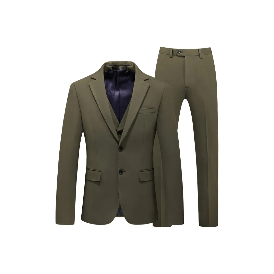 TUCANO Оливково-зеленый Мужской Деловые костюмы