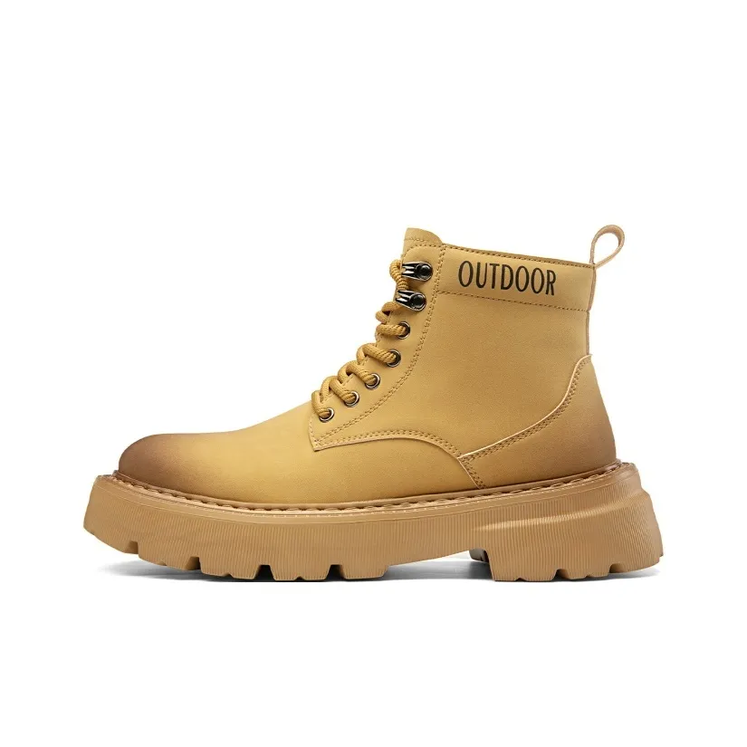 CARTELO Легкий Водонепроницаемый Амортизация Платформа Увеличение Высоты Высокие Ботинки Мужские