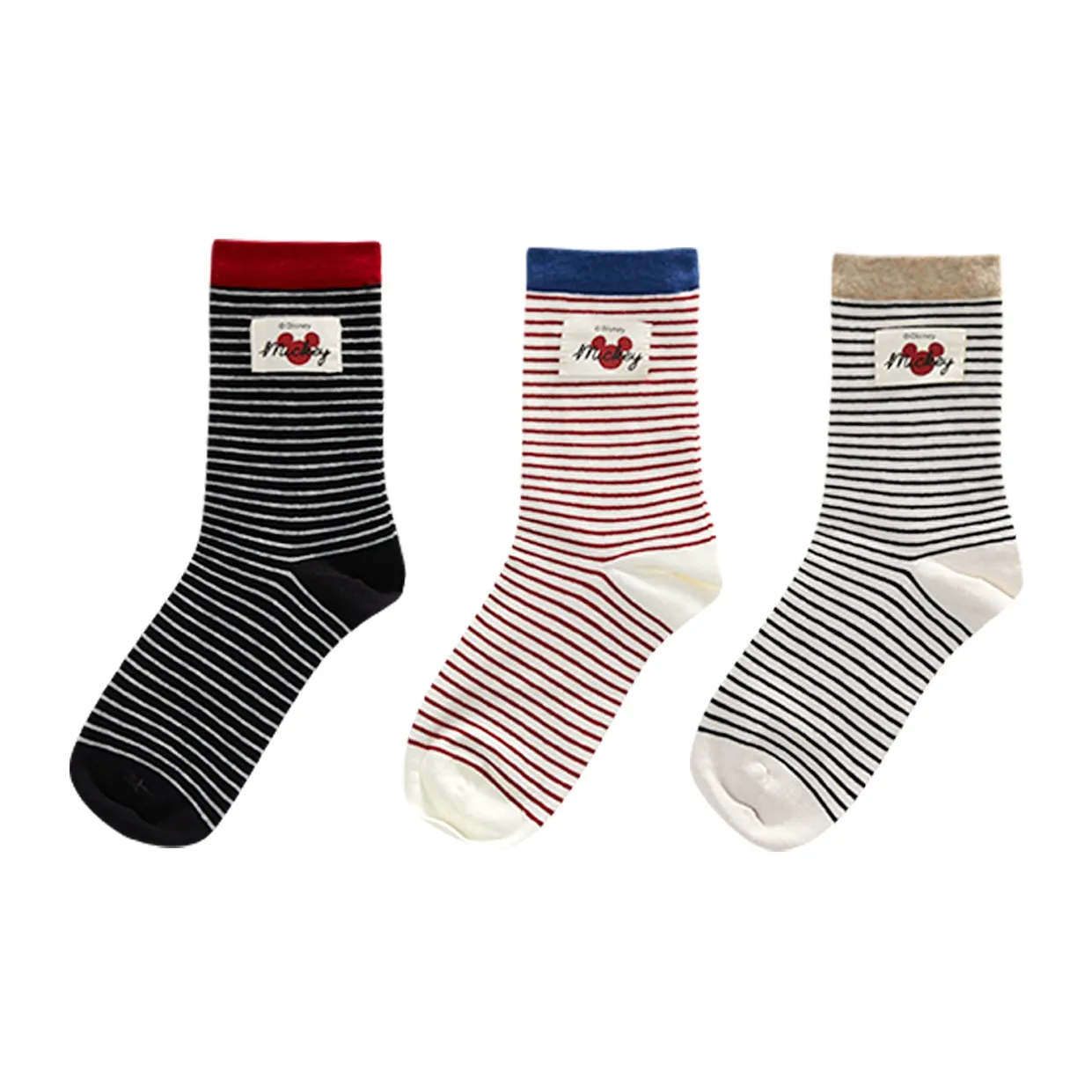 GUKOO x Disney Mickey Носки Crew Женские упаковка из 3 пар