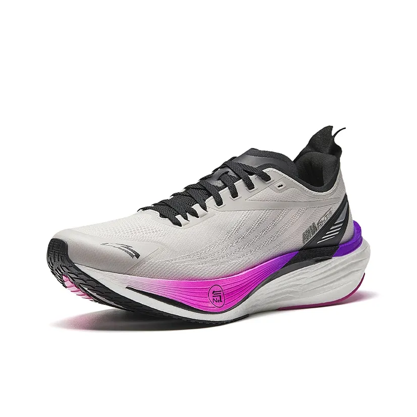 Anta Low Топ Беговые кроссовки Мужской Кучевой серый Основной черный