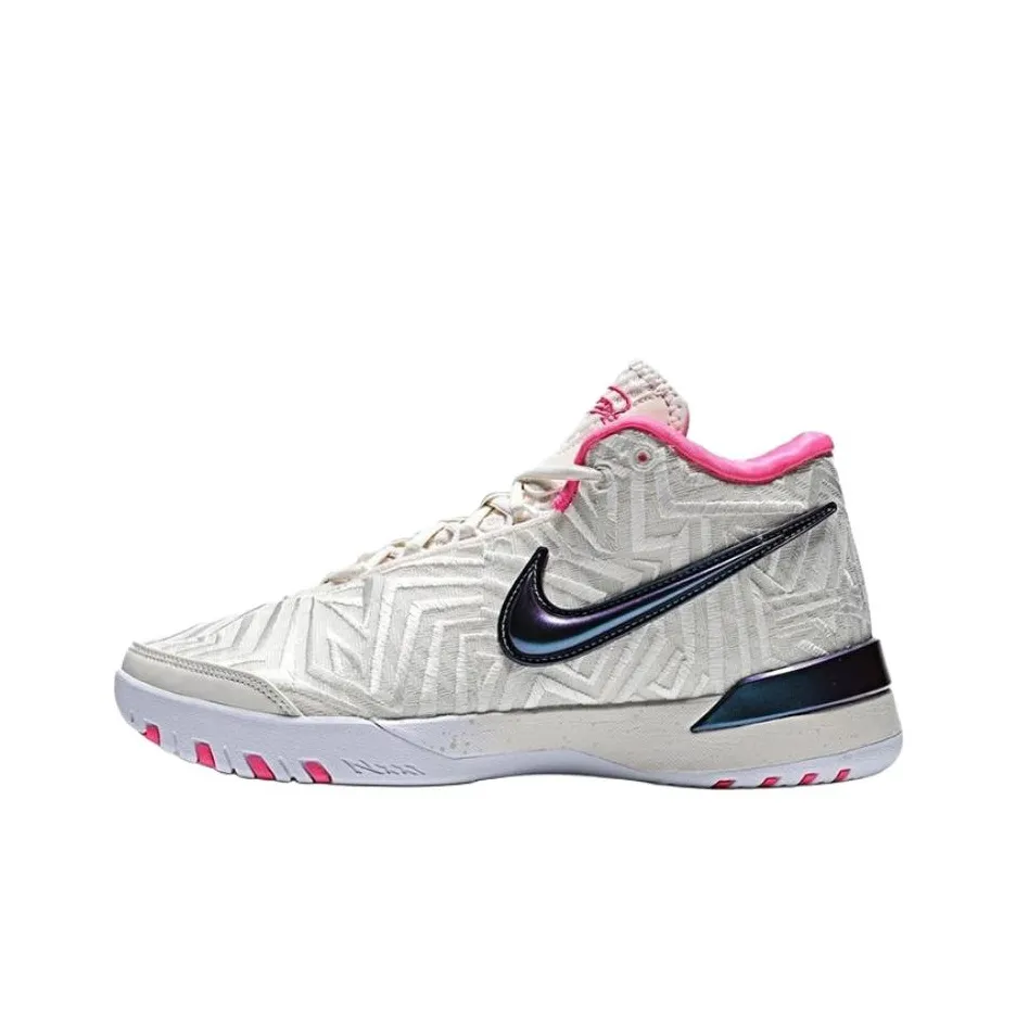 Nike LeBron NXXT Genisus Аbrasion Resistant MID Баскетбольные кроссовки Мужской Белый