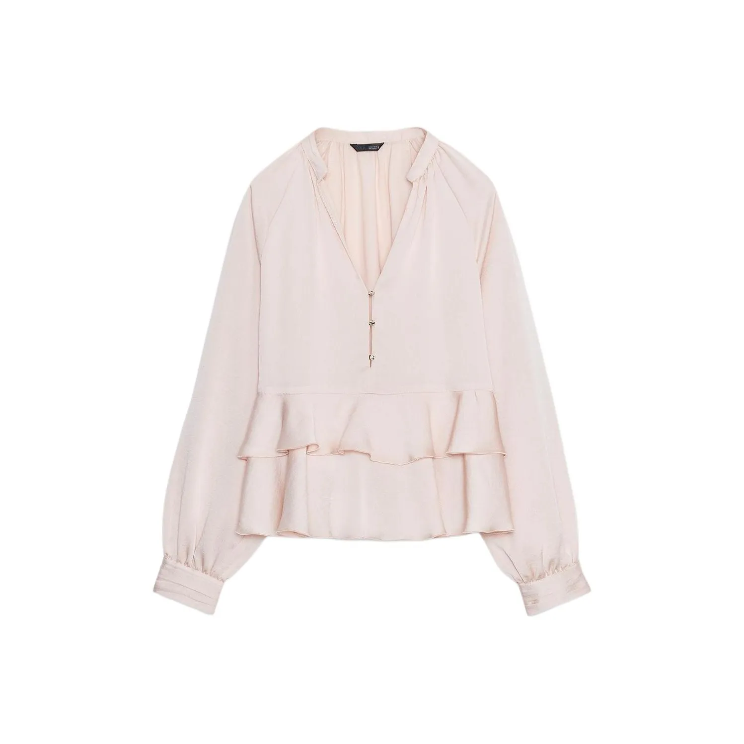 ZARA Светло-розовые Женские Рубашки