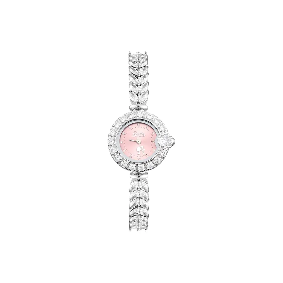 Барби Dream Series Кварцевый механизм Металлический ремешок Часы для женщин Жемчужная раковина Циферблат