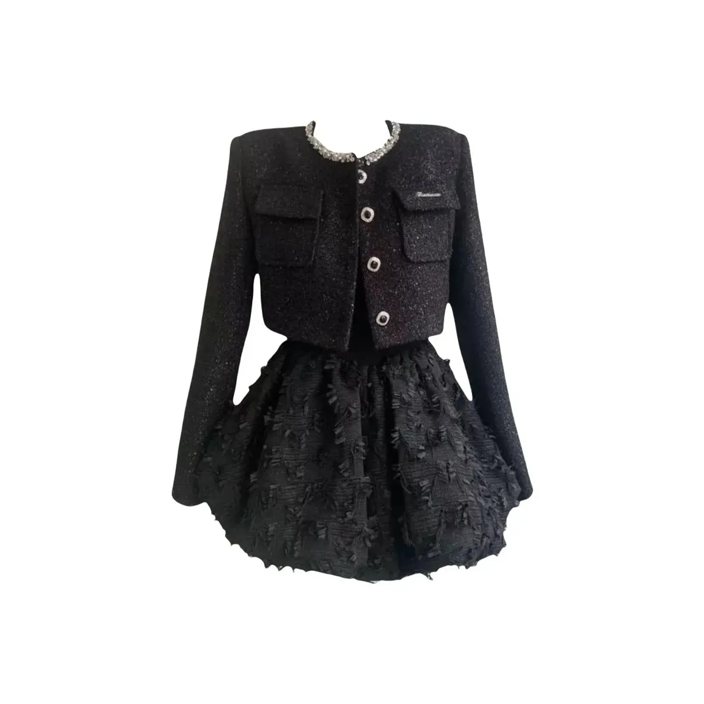 COVER TIME Черный Женские Комплекты с Юбкой