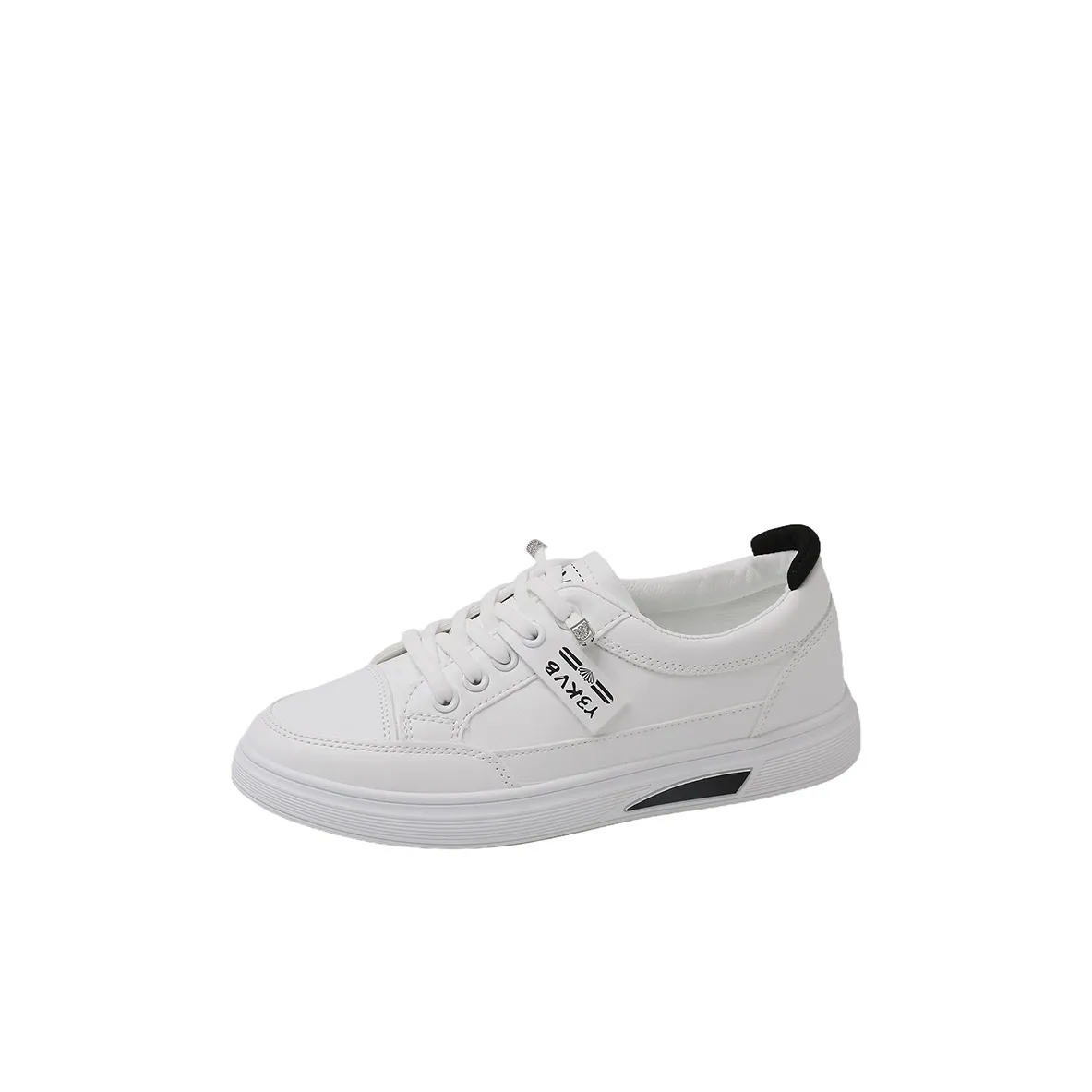 Wooden Rabbit Удобный Круглый Палец Противоскользящий Универсальный Спортивная Коровья Кожа Повседневная Обувь для Скейтбординга