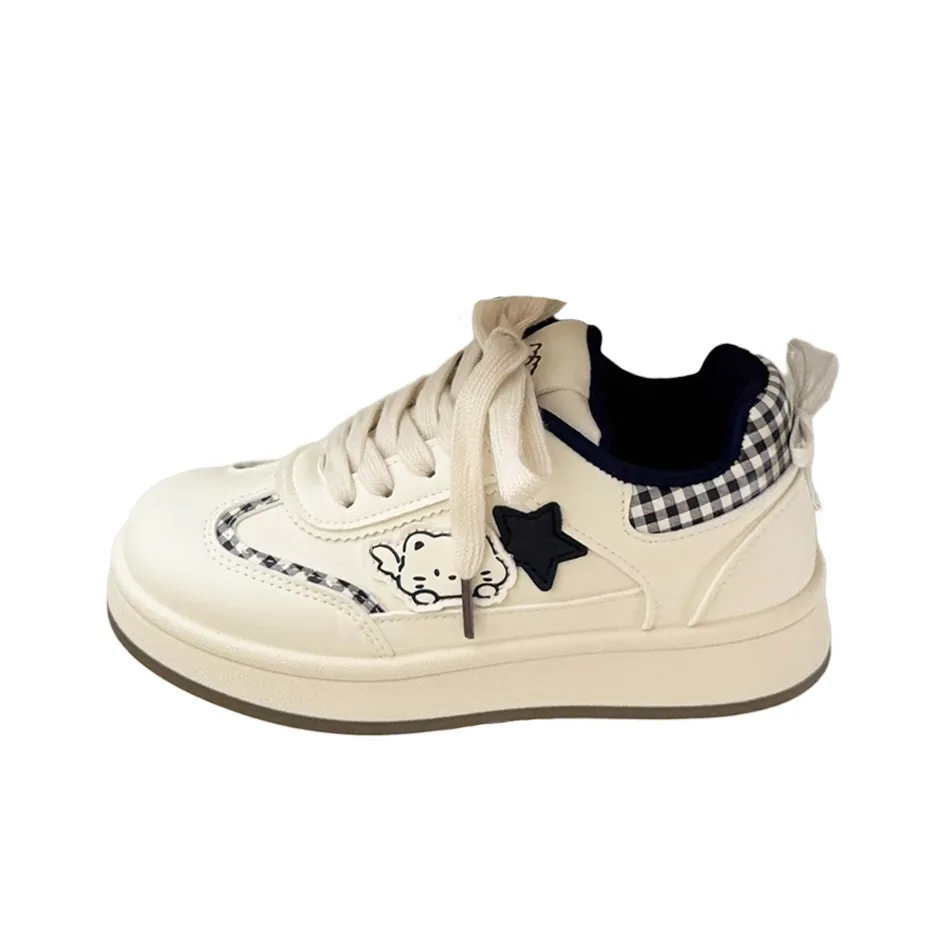 CHERRY KALIKA Устойчивый к истиранию противоскользящий низкий топ кэжуал женский мультяшный синий