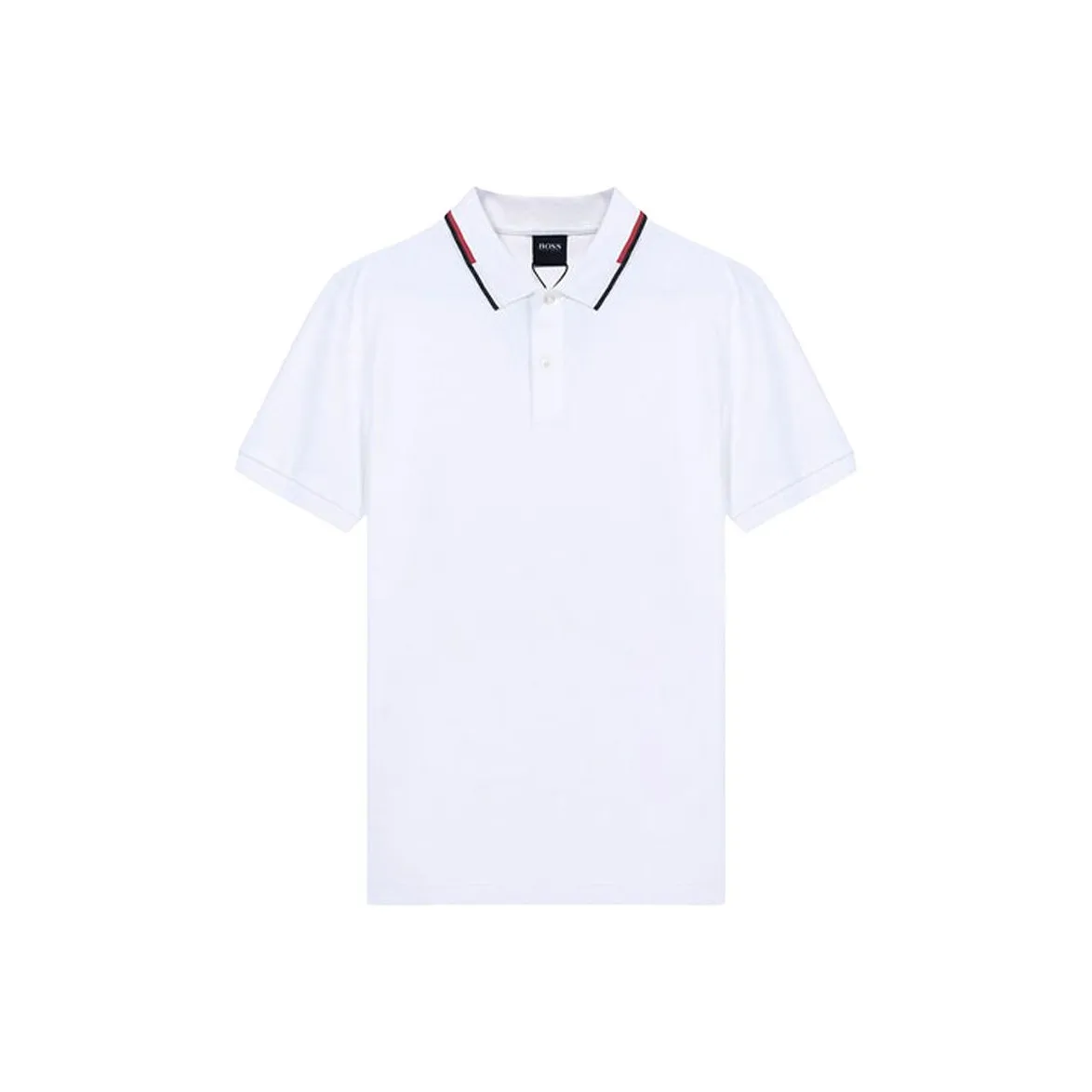 HUGO BOSS Short Sleeved Polo Shirt Men's White