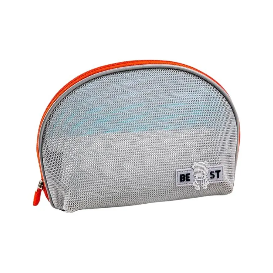 SMVP 2025 Полукруглый Большой объем Портативный Путешествие Мини Ручной Марля Хранение Косметичка для макияжа и дорожных косметичек