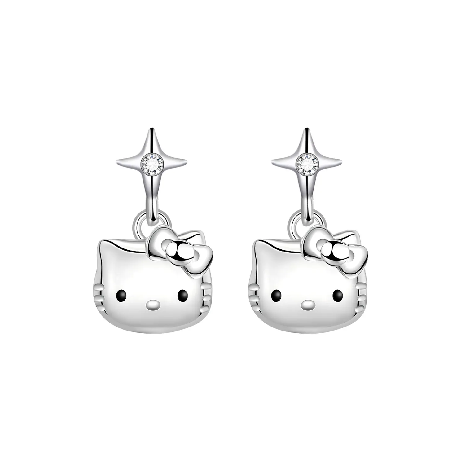 Sanrio x Hello Kitty Сплав Серьги-гвоздики Женские