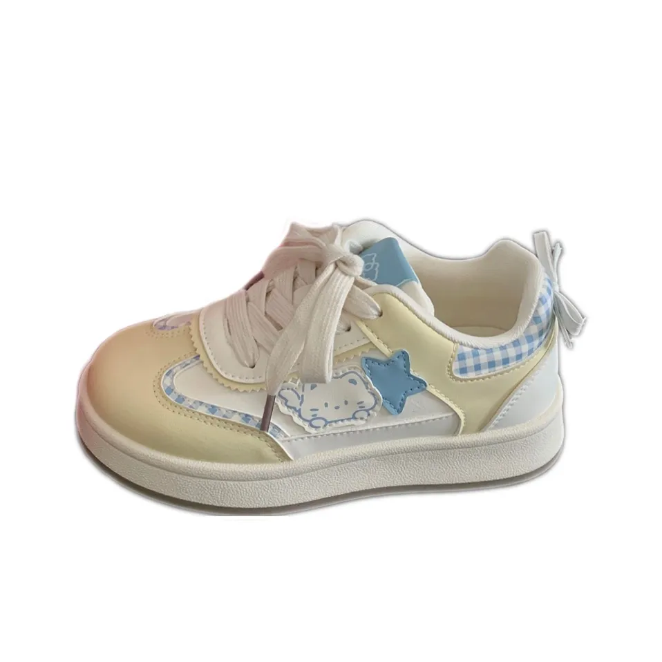 CHERRY KALIKA Износостойкий противоскользящий низкий топ повседневная обувь для женщин мультяшный желтый