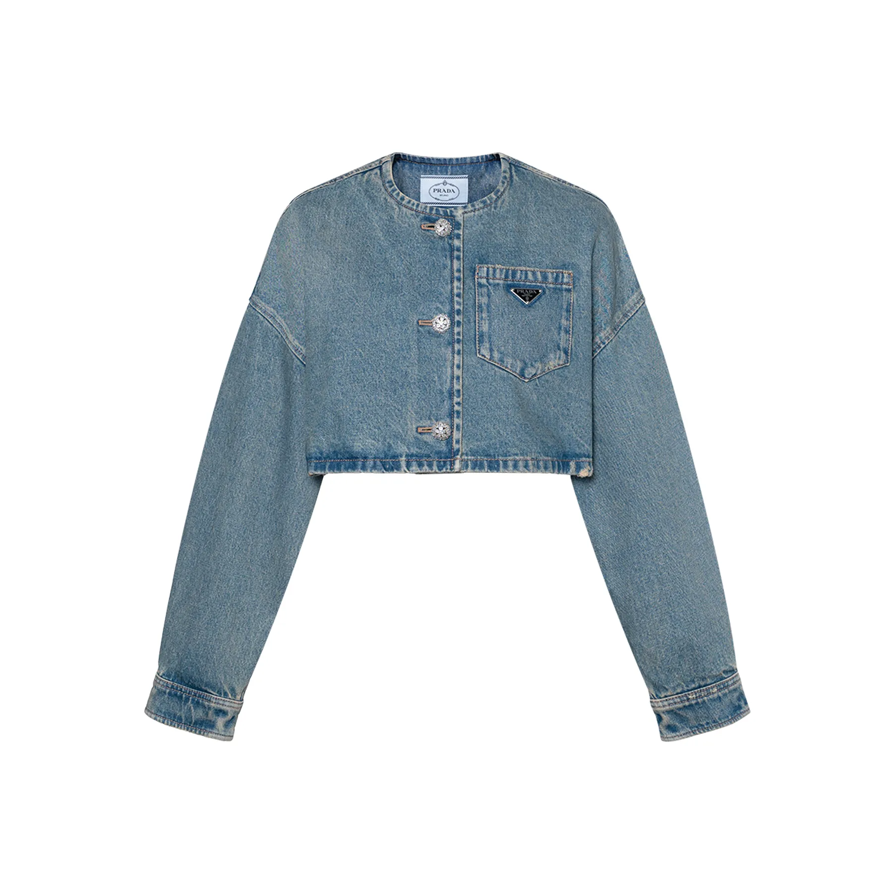PRADA FW23 Denim Jacket Women's Blue
