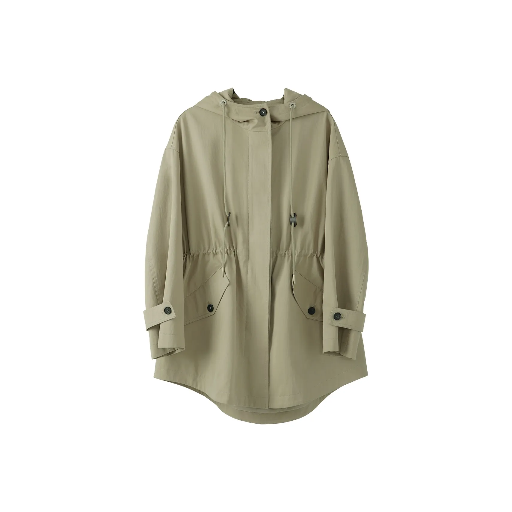 Fstudio Осенний Корейский Вдохновленный Коммутирующий Повседневный Тренчкот из Кожаных Тканей Подходящий для Женщин