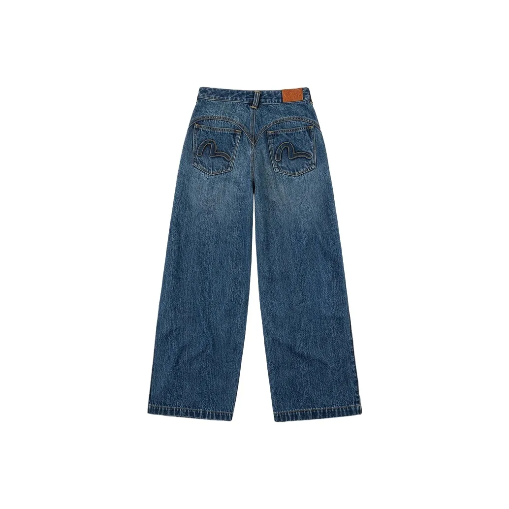 EVISU Джинсовый Синий Женские Джинсы