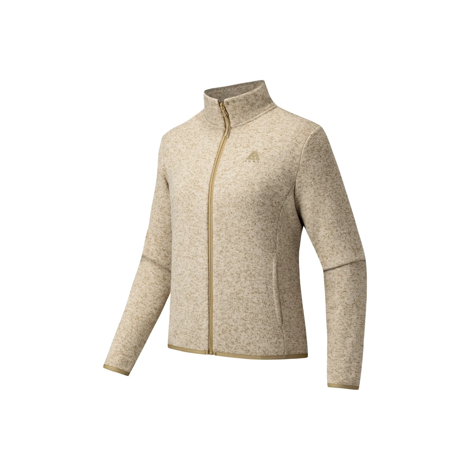 ANTA Outdoor Collection Воротник-стойка Подкладка Пальто Толстый Флисовый Одежда Женская Холодный Серый Фотиния Серый