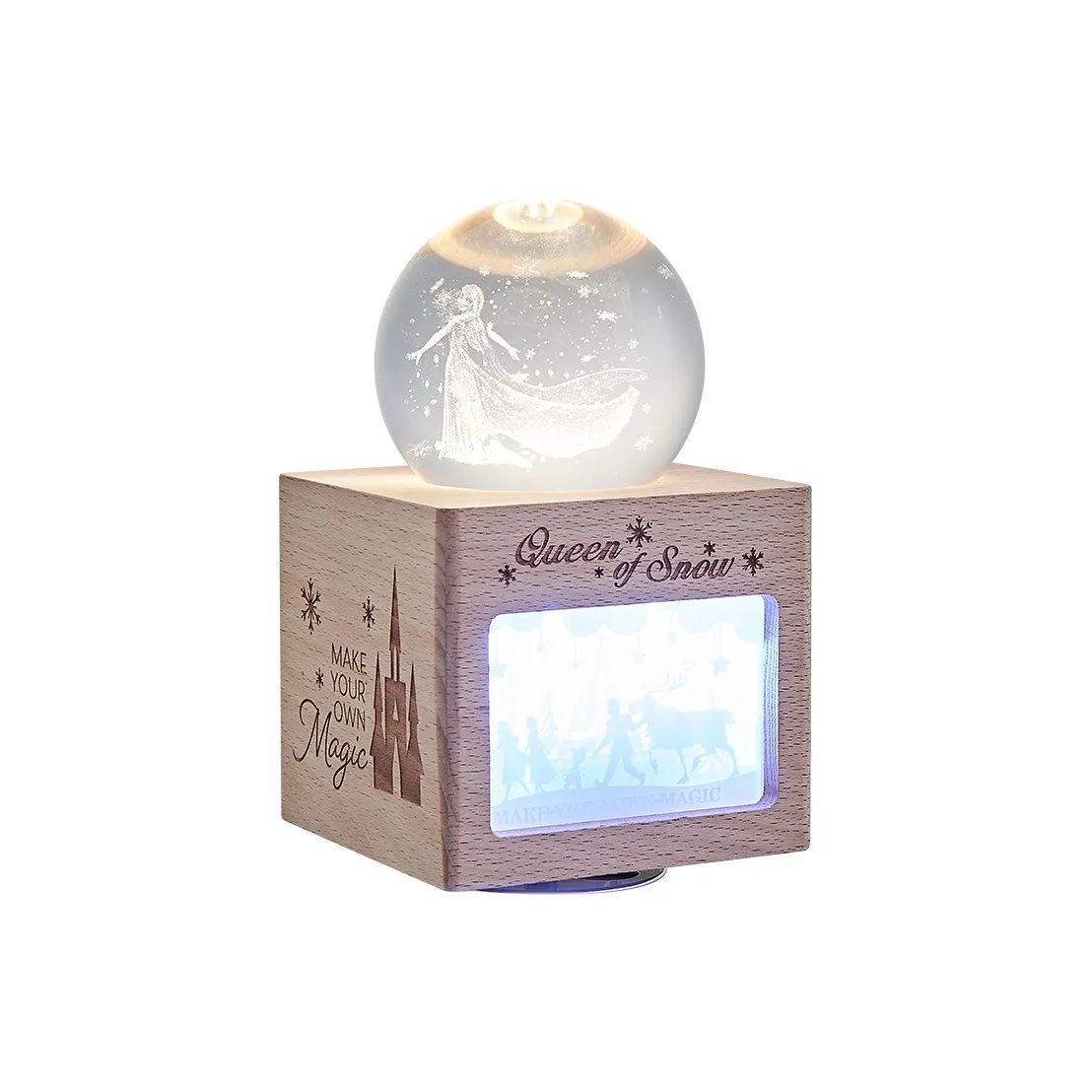 WANWEIMAN DISNEY FROZEN Эльза Принцесса Музыкальная коробка Ночные светильники Свет Вверх Игрушки