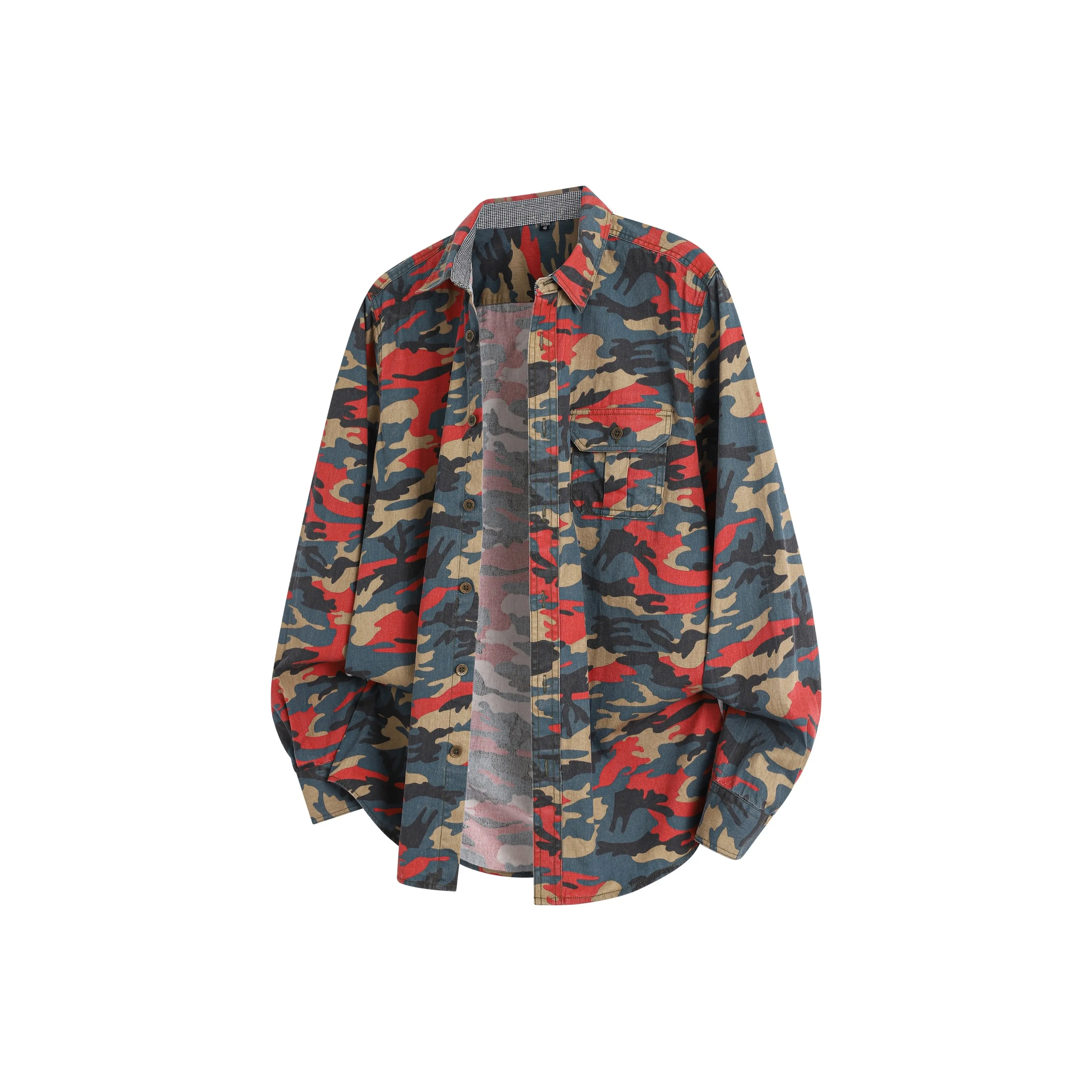 PASOK Длинный рукав рубашка мужская подростки студенты дышащая устойчивая к истиранию модная пальто топ мужской