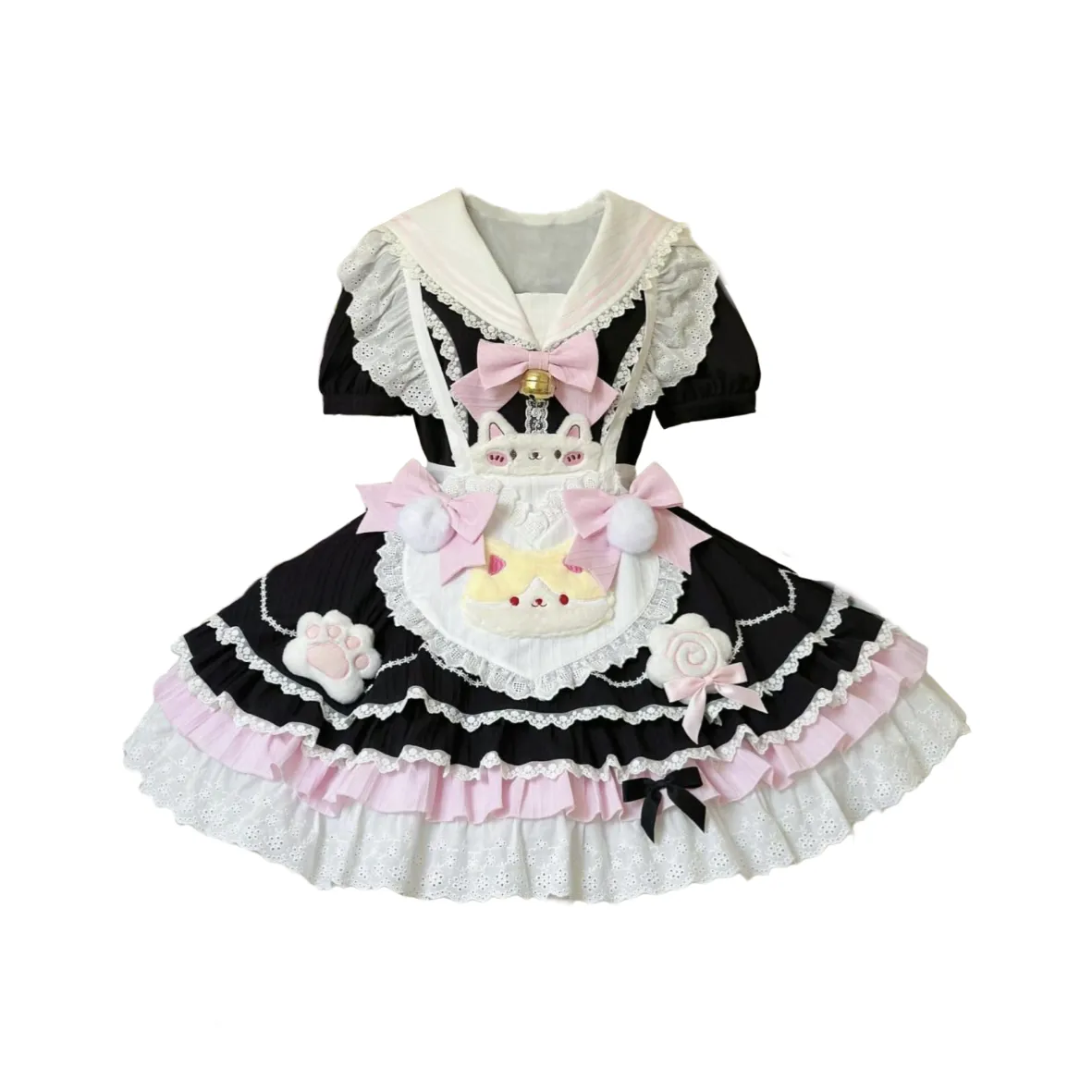 BIFH Черные Женские Лолита Платья