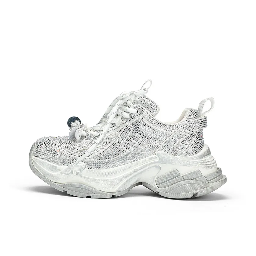 DESKISS Износостойкий Дышащий Легкий Увеличивающий Высоту Покрытие Низкий Топ Кроссовки с Толстой Подошвой Женские