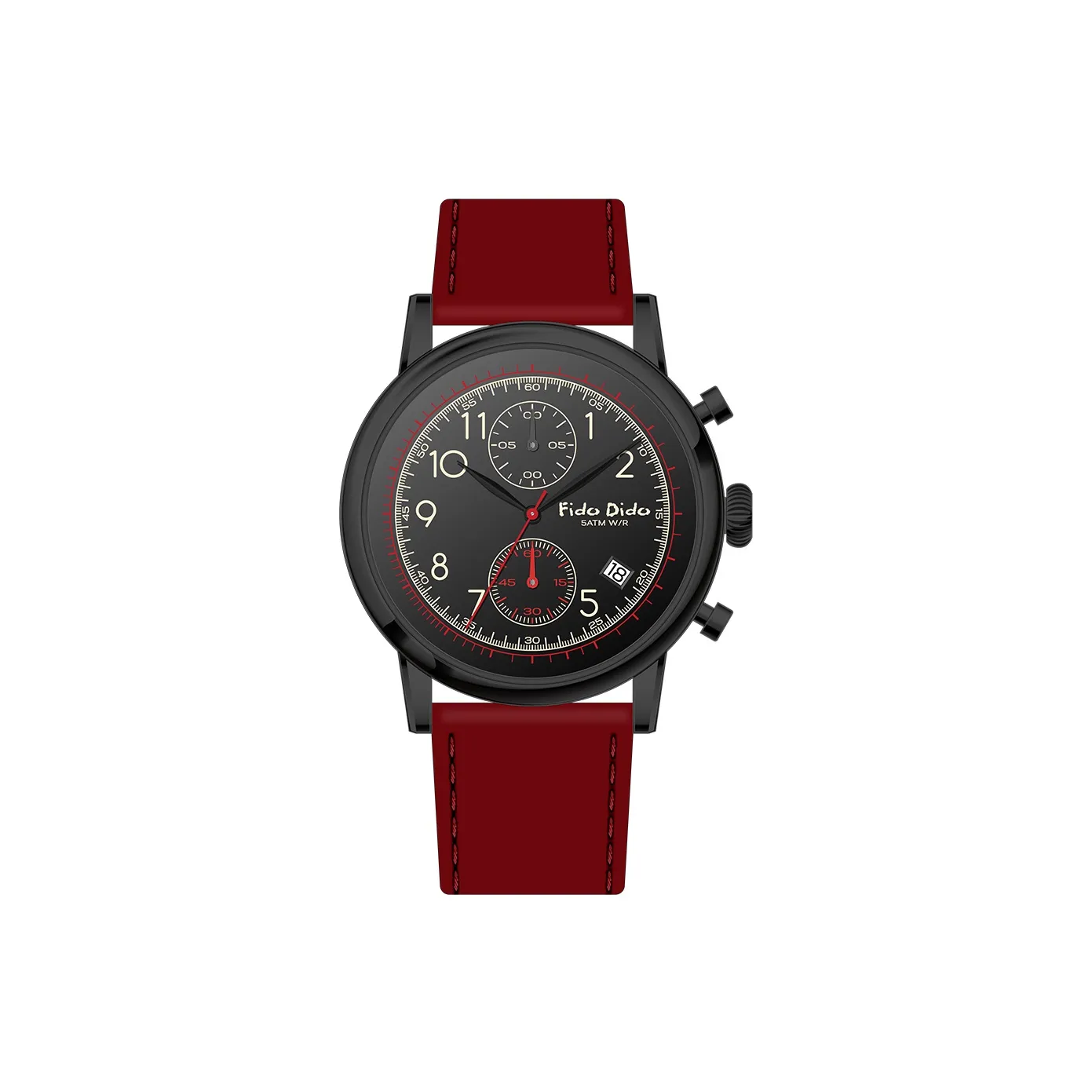 FIDO DIDO Seven Счастье Boy Наручные часы Кварцевый механизм Силиконовый ремешок Часы Унисекс Желтый циферблат