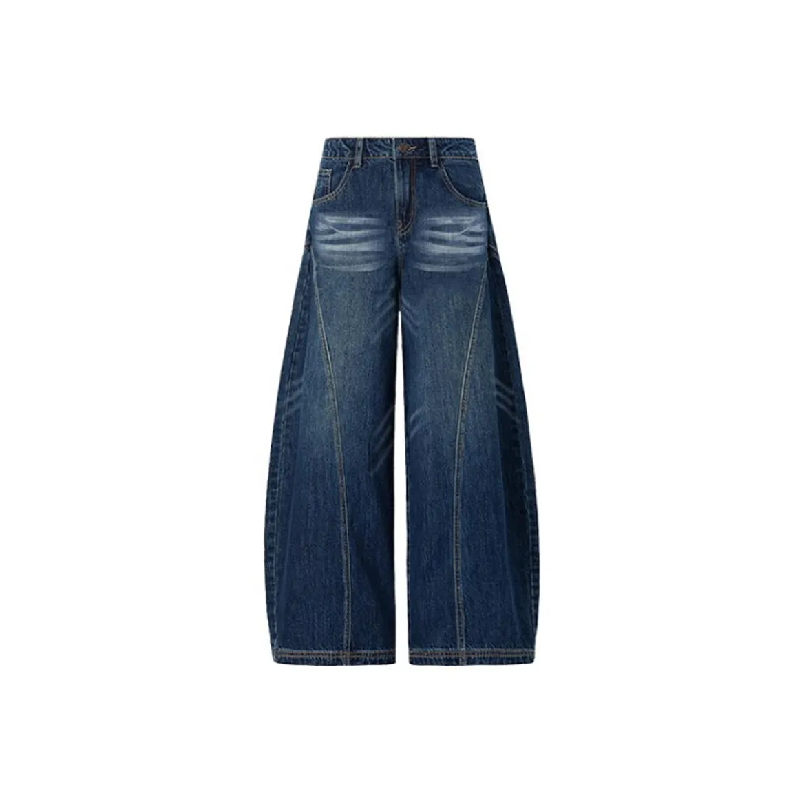 Incolore Темно-синий Женские Джинсы