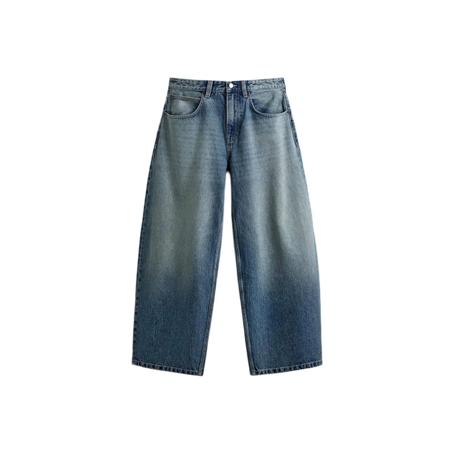 ZARA Medium Blue Men's Jeans ZARA Средне-синие мужские джинсы