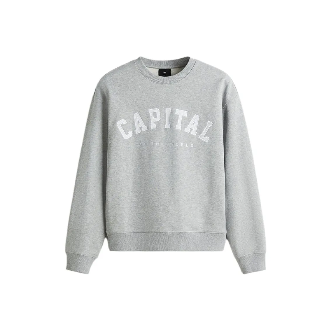 H M Серый Мужской Свитшот