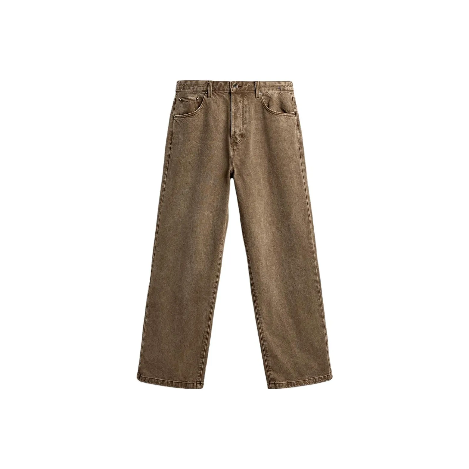 ZARA Коричневый Мужской Джинсы